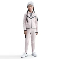 Nike Sportswear Tech Fleece Kapuzenjacke Kinder - rosa