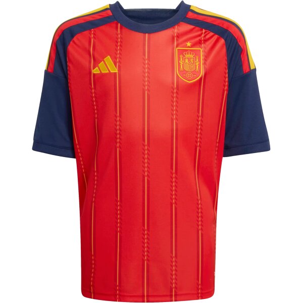 adidas Spanien Home Trikot Kinder WM2026 - rot/blau/gelb