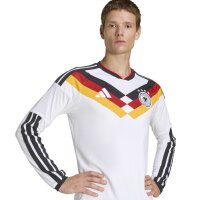 adidas DFB Home Langarm Trikot Herren WM2026 - weiß/schwarz/rot/gold