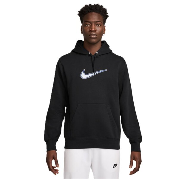 Nike Sportswear Club Hoodie Herren - schwarz/weiß