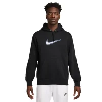 Nike Sportswear Club Hoodie Herren - schwarz/weiß
