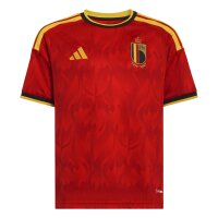 adidas Belgien Home Trikot Kinder WM2026 - rot/gold