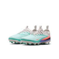 Nike Phantom 6 Low Academy FG/MG Kinder United - weiß/türkis/schwarz