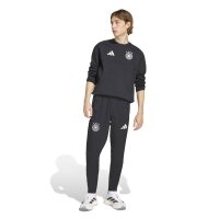 adidas DFB Travel Crew Sweatshirt Herren WM2026 - schwarz/weiß