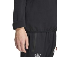 adidas DFB Travel Crew Sweatshirt Herren WM2026 - schwarz/weiß