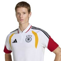 adidas DFB Poloshirt Herren WM2026 - weiß/schwarz/rot/gold