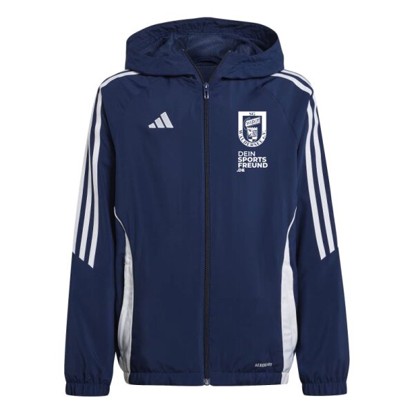 SG Empor Waldersee x adidas Tiro 24 Windbreaker Jacke Kinder - navy/weiß