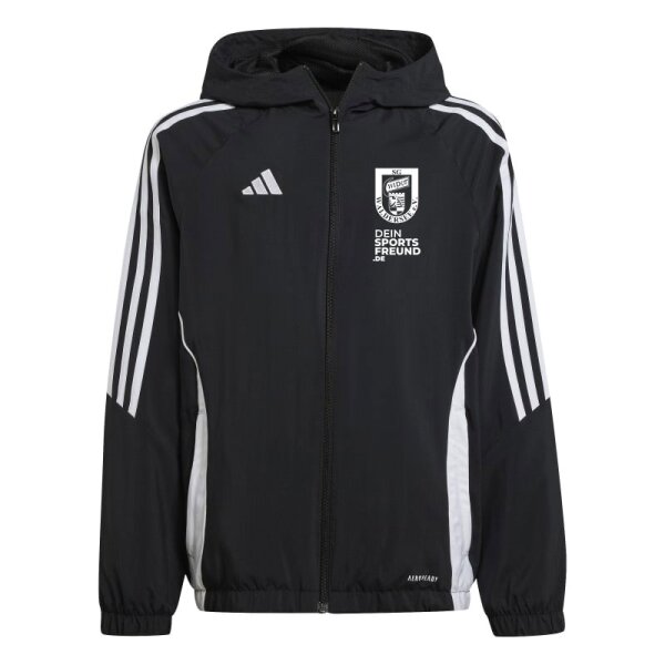 SG Empor Waldersee x adidas Tiro 24 Windbreaker Jacke Kinder - schwarz/weiß