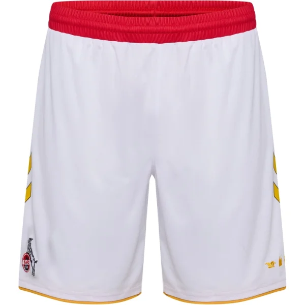 hummel 1. FC Köln Karneval Shorts 25/26 Herren - weiß/gelb/rot