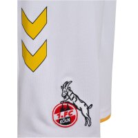 hummel 1. FC Köln Karneval Shorts 25/26 Kinder - weiß/gelb/rot