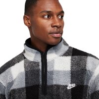 Nike Club Fleece Sweatshirt Herren - grau/weiß/schwarz