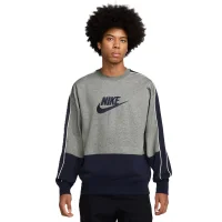 Nike Sportswear Club Sweatshirt Herren - grau/blau/weiß