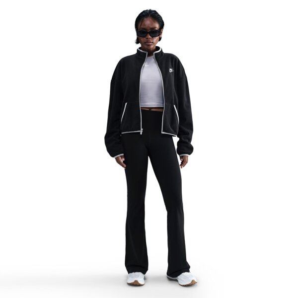 Nike Sportswear Club Flecce Jacke Damen - schwarz/weiß
