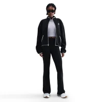 Nike Sportswear Club Fleece Jacke Damen - schwarz/weiß