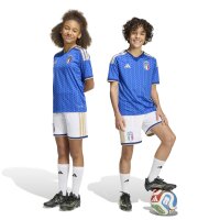 adidas Italien Home Shorts Kinder WM2026 - weiß/gold/blau
