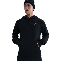 Nike Club Fleece Hoodie Herren - schwarz/pink