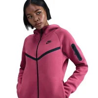 Nike Sportswear Tech Flecce Windrunner Damen - pink/schwarz