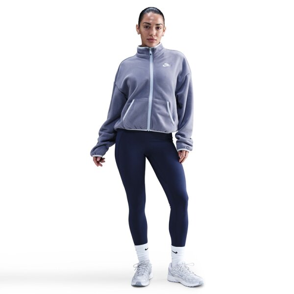 Nike Sportswear Club Flecce Jacke Damen - lila