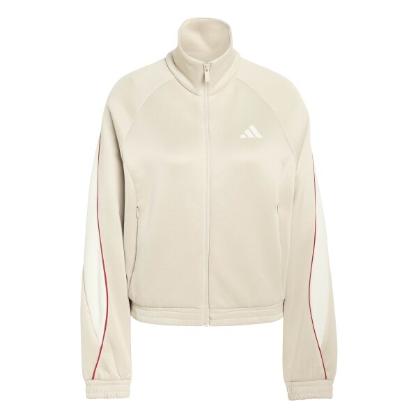 adidas Stadium Trainingsjacke Damen - beige/rot