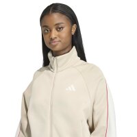 adidas Stadium Trainingsjacke Damen - beige/rot