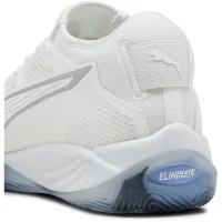 Puma Eliminate Nitro SQD 4 Hanballschuhe Herren - weiß/silber