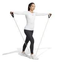 adidas Techfit Trainings-Langarmshirt Damen - weiß