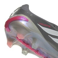 adidas Predator Pro Fold-Over Tongue Firm Ground Fußballschuhe - iron met./zero met./lucid red