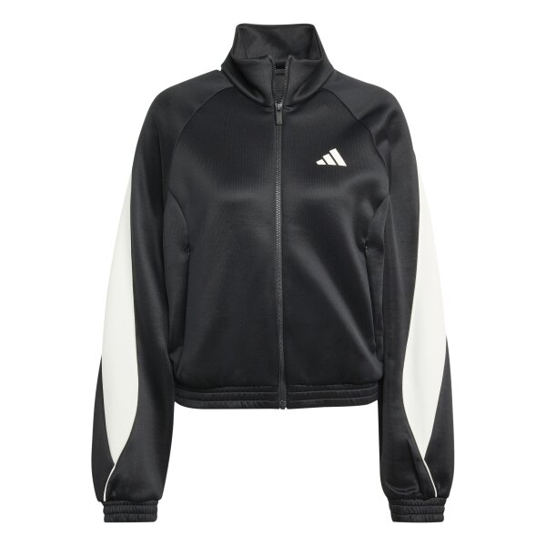 adidas Stadium Trainingsjacke Damen - schwarz/weiß