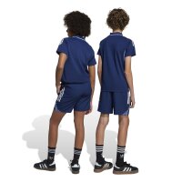 adidas Tiro 25 Competition Downtime Shorts Kinder - blau/weiß