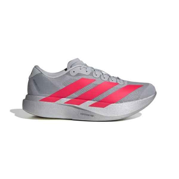 adidas Adizero Evo Sl Laufschuhe Herren - silver met./lucid red/iron met.