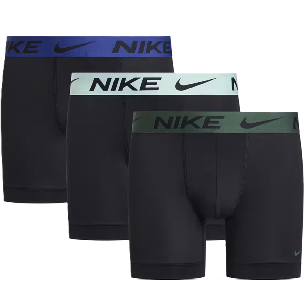 Nike Boxer Shorts Herren 3er Pack - schwarz/blau/grün