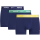 Nike Boxer Shorts Trunk Herren 3er Pack - blau/grün/gelb