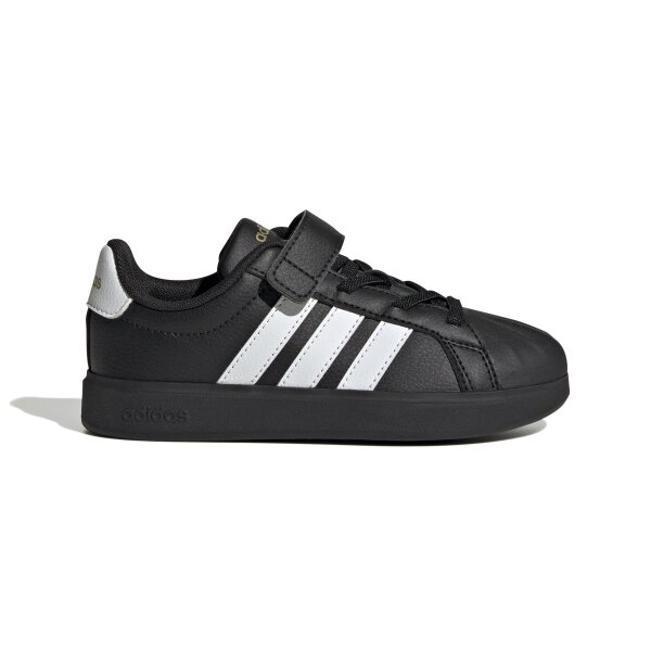 adidas Streettalk Kinder - core black/white/gold met.