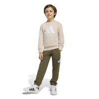 adidas Essentials Jogginganzug Kinder - grün/beige/weiß