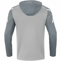 Jako Performance Hoodie Herren - grau/weiß