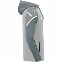 Jako Performance Hoodie Herren - grau/weiß