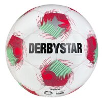 Derbystar Tempo APS v25 Fußball - weiss/rot/grün
