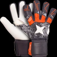 Derbystar Goalie v22 Torwarthandschuhe - grau/orange