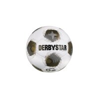 Derbystar Brillant Miniball v25 Fußball - weiss/gold/silber