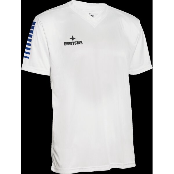 Derbystar Contra Trikot Kinder - weiss/blau
