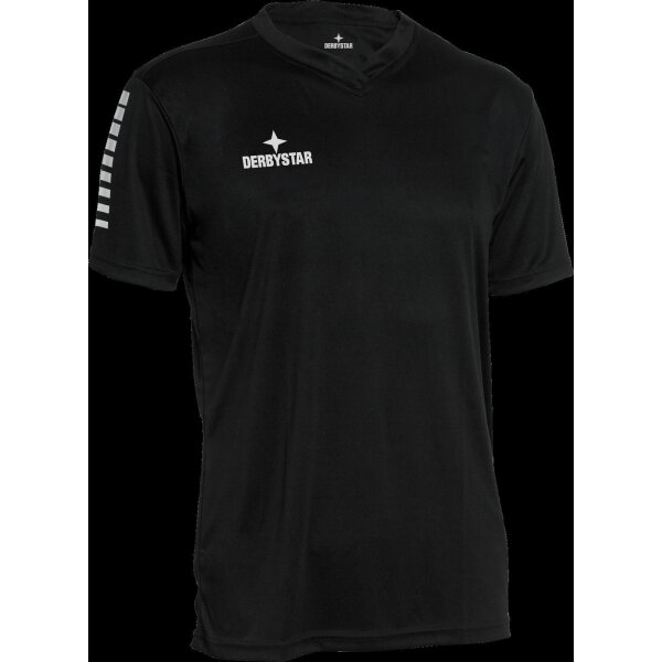 Derbystar Contra Trikot Kinder - schwarz/weiss