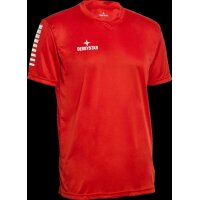 Derbystar Contra Trikot Kinder - rot/weiss