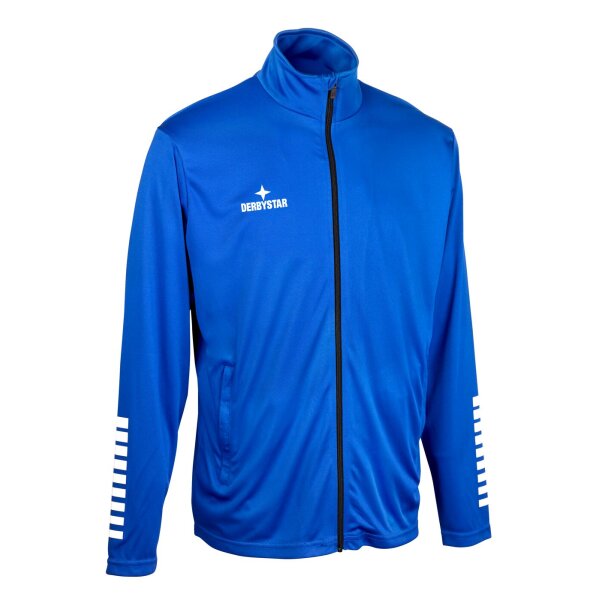 Derbystar Polyesterjacke Contra v25 Kinder - schwarz/weiss