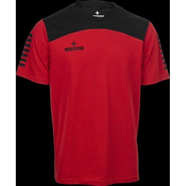 Derbystar T-Shirt Ultimo v23 - rot/schwarz