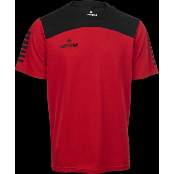 Derbystar Ultimo v23 T-Shirt Unisex - rot/schwarz