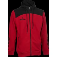 Derbystar Kapuzen-Sweatjacke Ultimo v23 - rot/schwarz