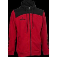 Derbystar Kapuzen-Sweatjacke Ultimo v23 - rot/schwarz