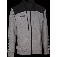 Derbystar Kapuzen-Sweatjacke Ultimo v23 - grau/schwarz