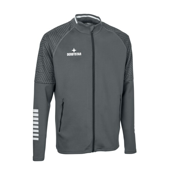 Derbystar Trainingsjacke Primo v24 - grau/weiss