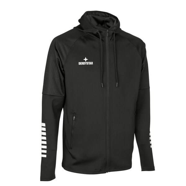 Derbystar Kapuzenjacke Primo v24 - schwarz/weiss